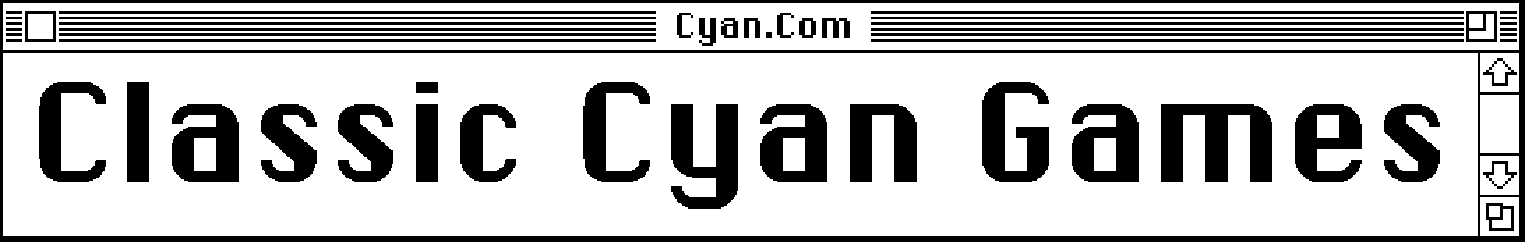 Cyan.com Classic Cyan Games