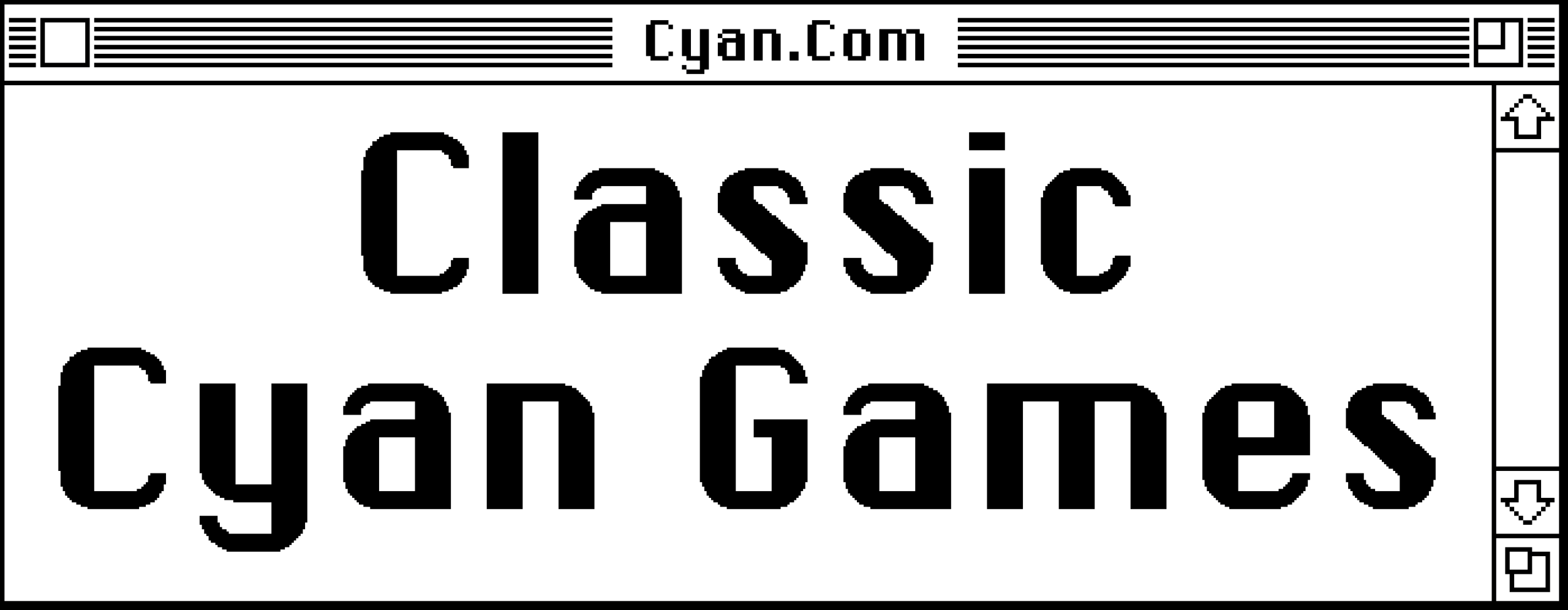 Cyan.com Classic Cyan Games